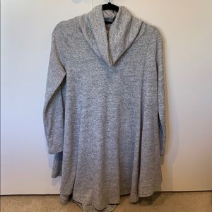 Grey turtle neck dress